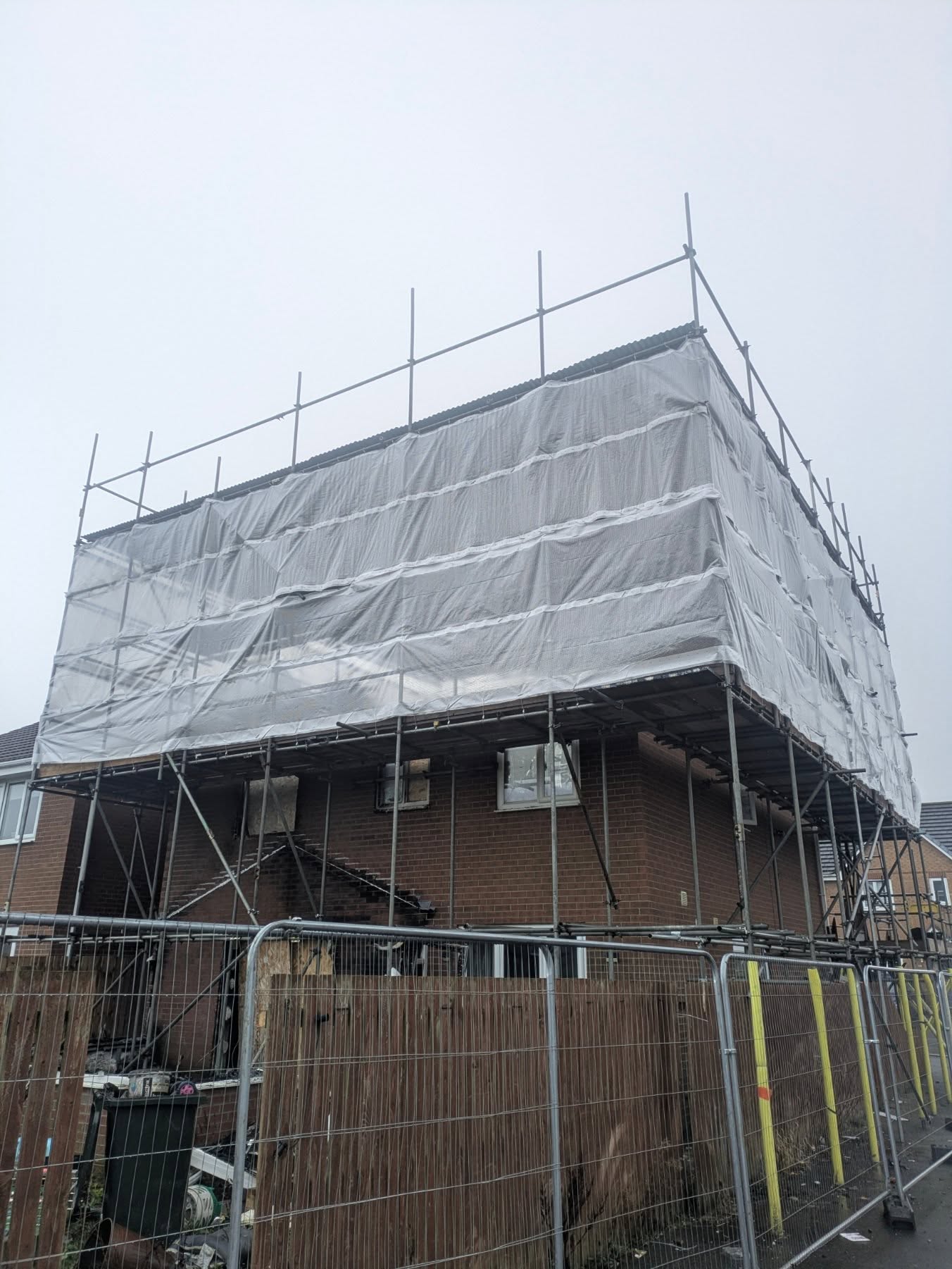 Tube and Fitting Scaffold Structure